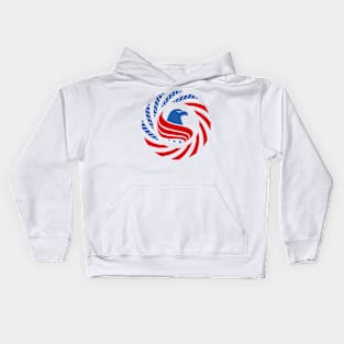 Constitutional Murican Patriot Flag Series Kids Hoodie